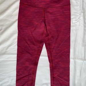 Stripped multi-colored cropped leggings